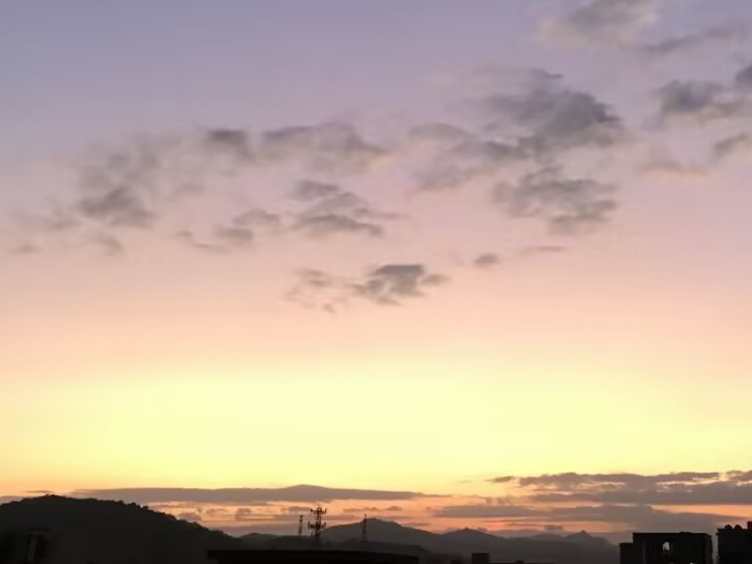 家乡的晚霞